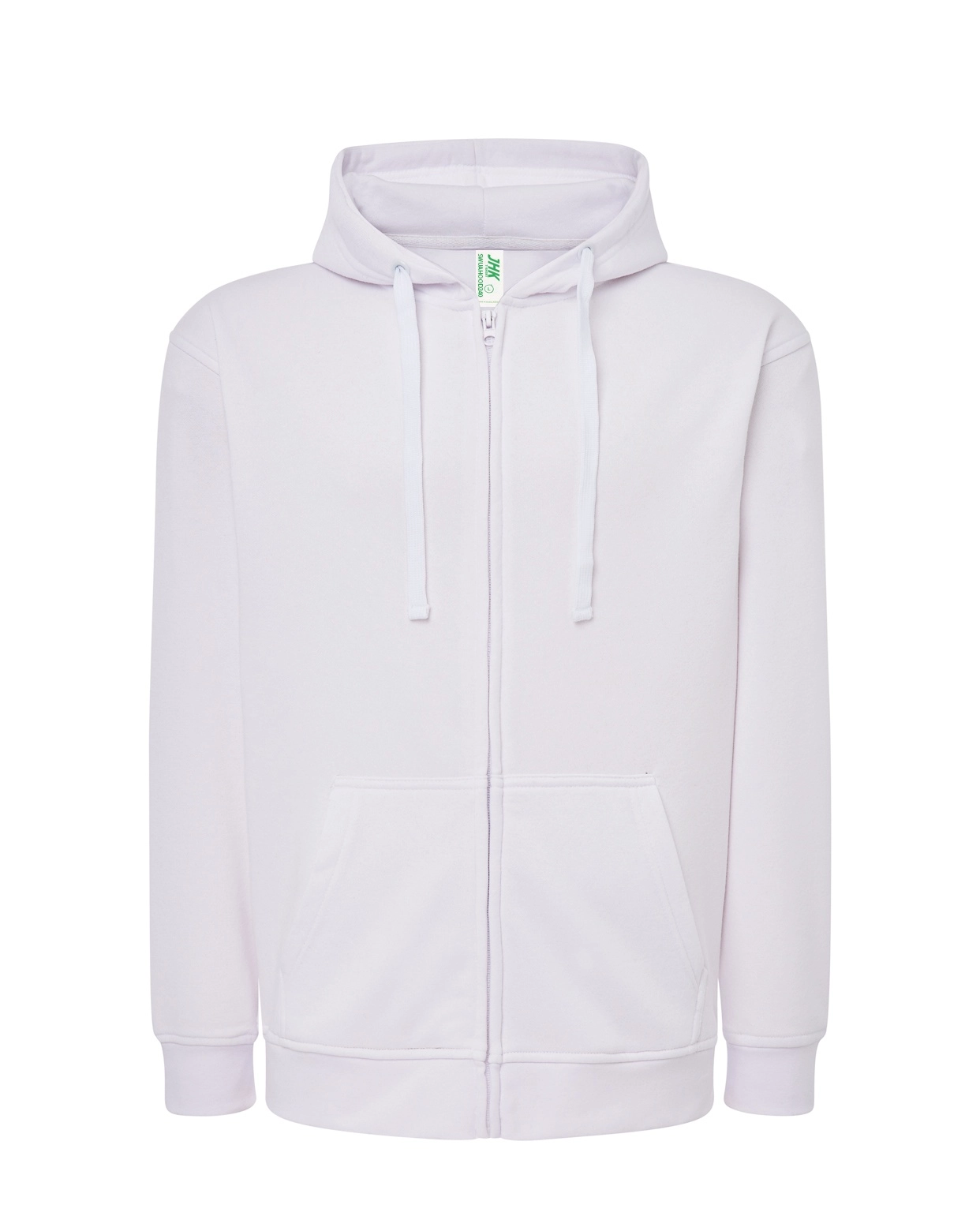 Immagine Felpa JHK Leggera Cappuccio e Zip | 60% COT+40% POL | 240 gr/m2 personalizzata con stampa o ricamo