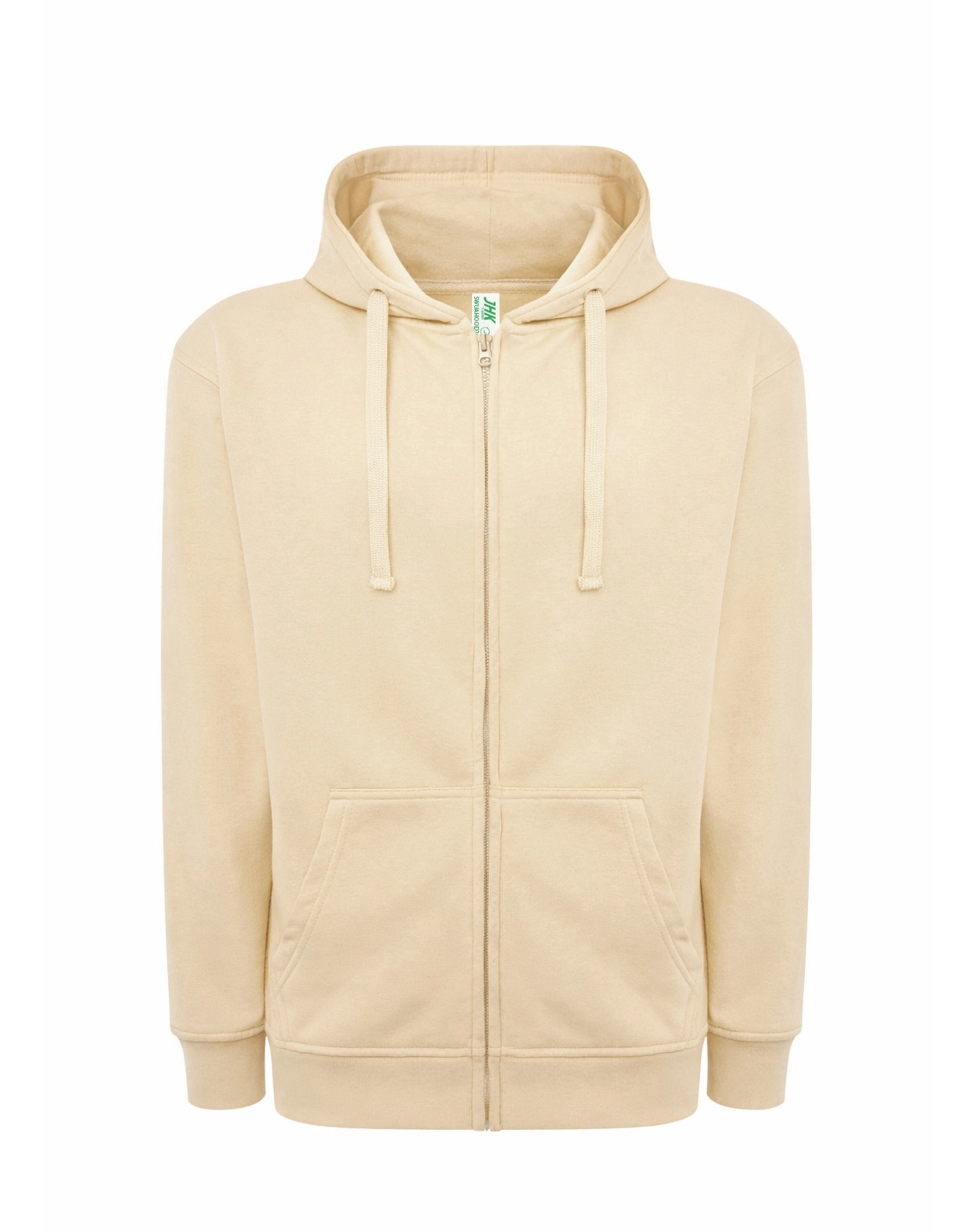 Immagine Felpa JHK Leggera Cappuccio e Zip | 60% COT+40% POL | 240 gr/m2 personalizzata con stampa o ricamo