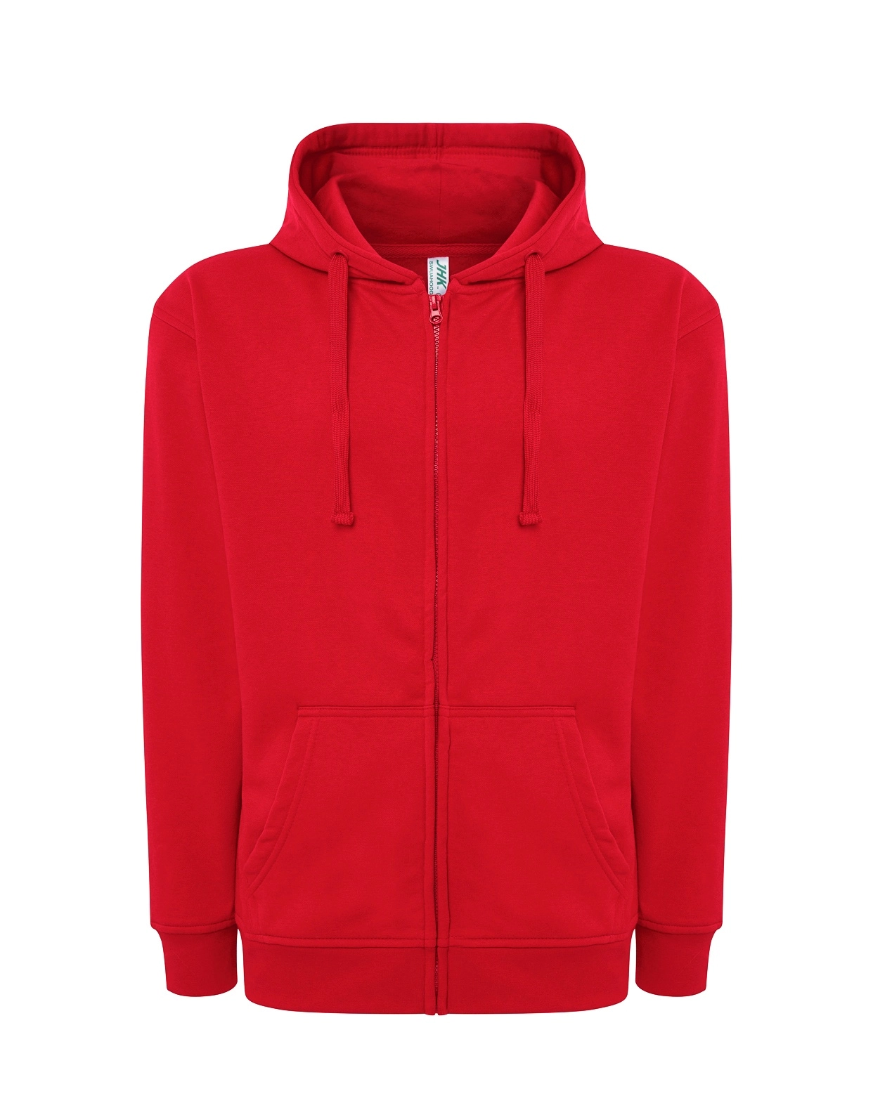 Immagine Felpa JHK Leggera Cappuccio e Zip | 60% COT+40% POL | 240 gr/m2 personalizzata con stampa o ricamo