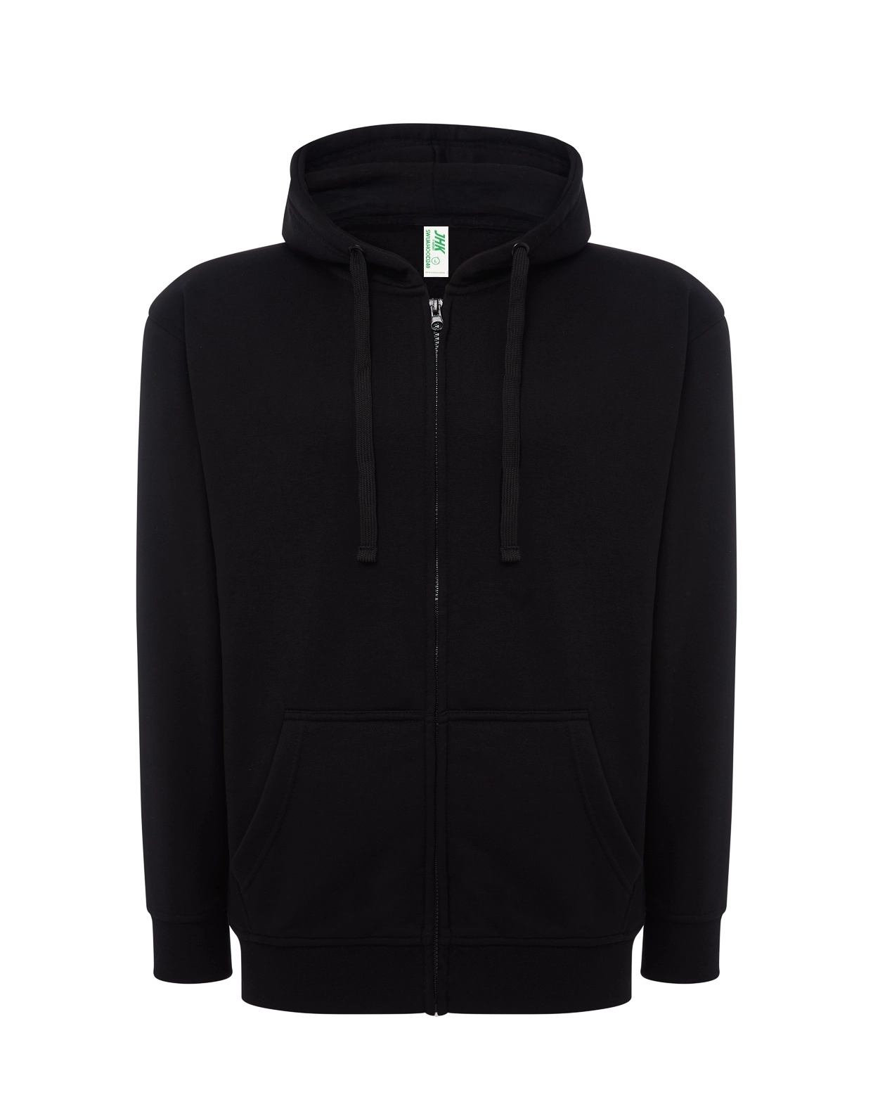 Immagine Felpa JHK Leggera Cappuccio e Zip | 60% COT+40% POL | 240 gr/m2 personalizzata con stampa o ricamo