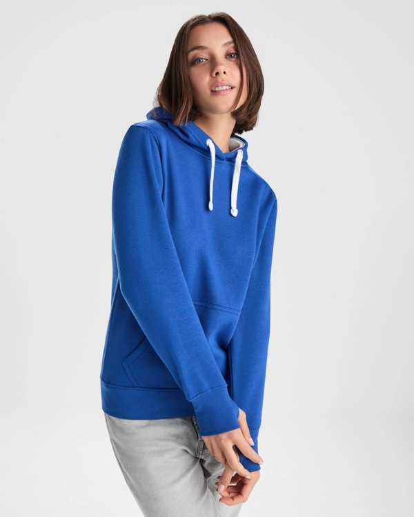Immagine Felpa Cappuccio URBAN WOMAN Roly | 50% cot+50% pol | 280 gr personalizzata con stampa o ricamo