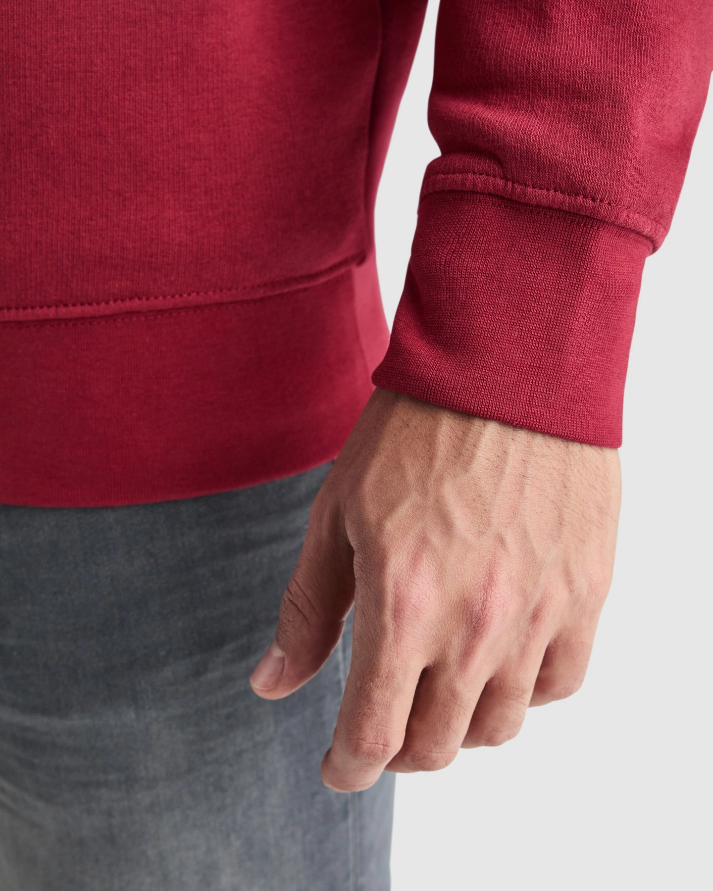 Immagine Felpa mezza cerniera ANETO Roly | 50% cot+50% pol | 280 gr personalizzata con stampa o ricamo