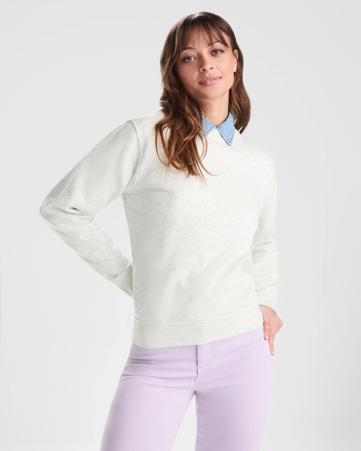 Immagine Felpa Girocollo CLASICA Roly | 50% cot.+50% pol | 280 gr personalizzata con stampa o ricamo 