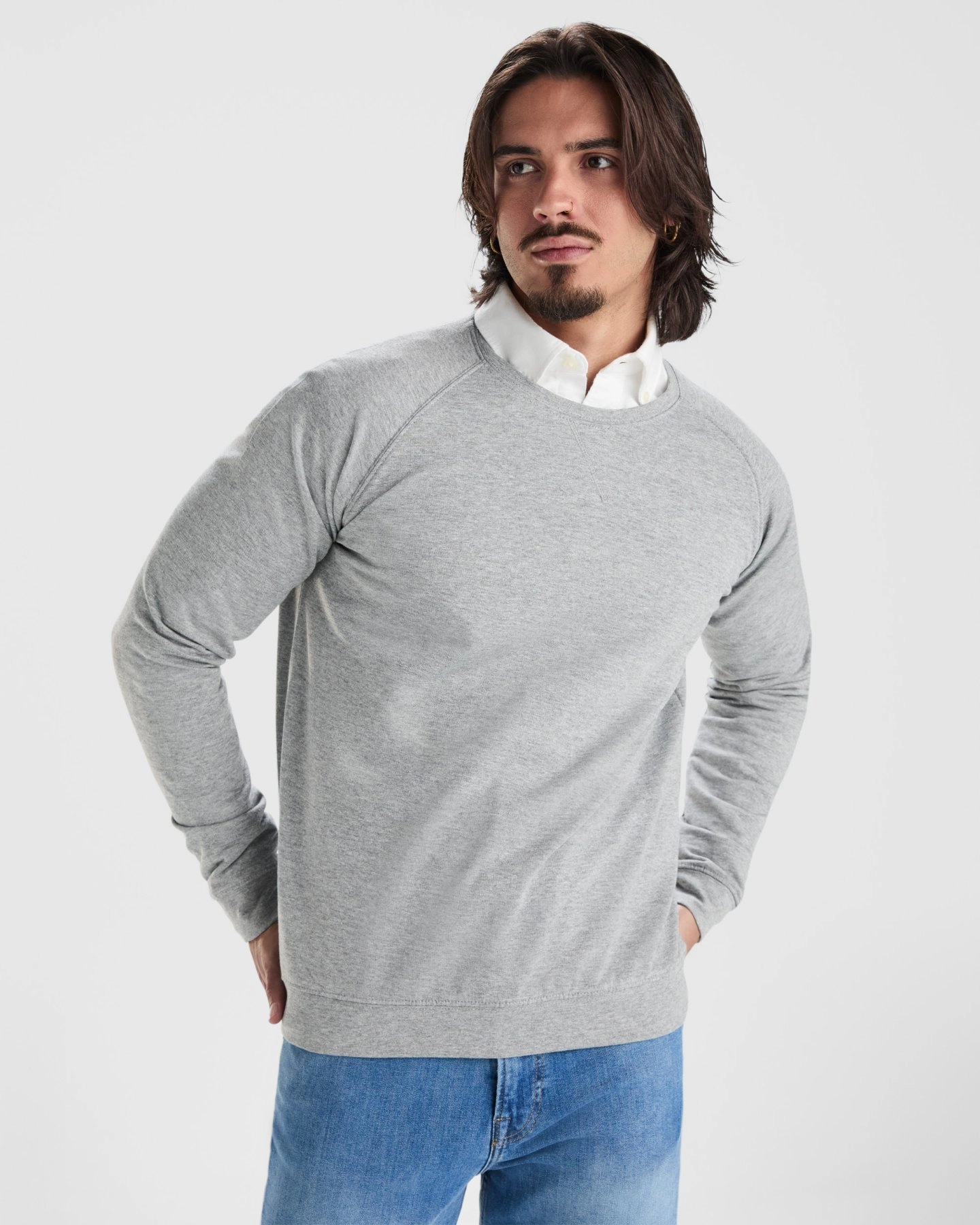 Immagine Felpa girocollo ANNAPURNA Roly | 100% cot.| 260 gr personalizzata con stampa o ricamo 