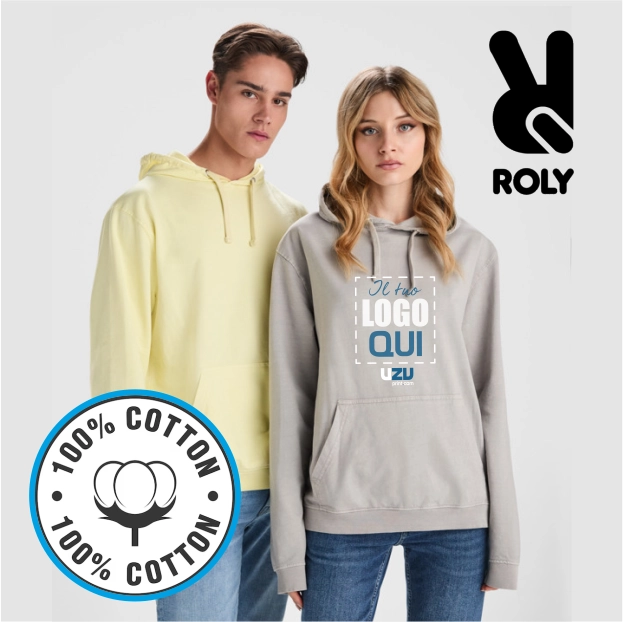 Immagine Felpa Cappuccio KENIA Roly | 100% cotone | 250 g/m²
