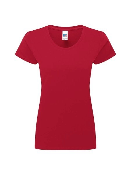Immagine T-SHIRT DONNA MANICA CORTA CLASSICA | 100% COT | 180 gr personalizzata con stampa o ricamo