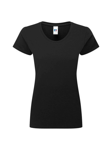 Immagine T-SHIRT DONNA MANICA CORTA CLASSICA | 100% COT | 180 gr personalizzata con stampa o ricamo