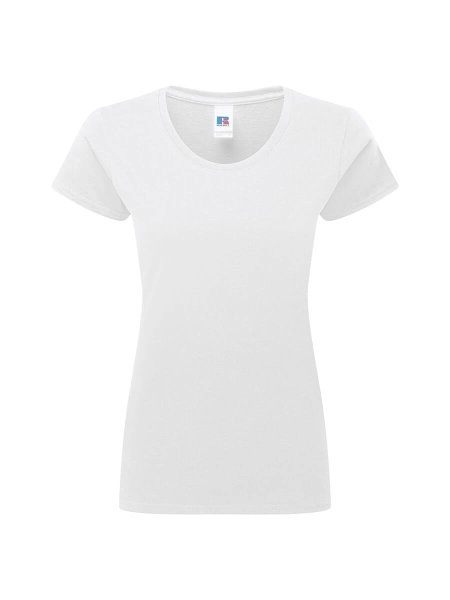 Immagine T-SHIRT DONNA MANICA CORTA CLASSICA | 100% COT | 180 gr personalizzata con stampa o ricamo