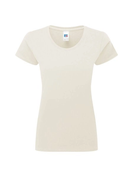Immagine T-SHIRT DONNA MANICA CORTA CLASSICA | 100% COT | 180 gr personalizzata con stampa o ricamo