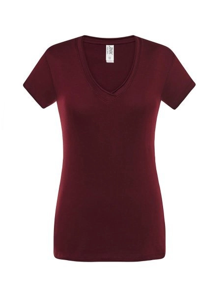 Immagine T-SHIRT DONNA COLLO A V URBAN SICILIA | : 100% COT | 140 gr personalizzata con stampa o ricamo