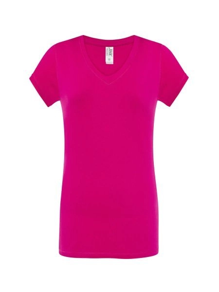 Immagine T-SHIRT DONNA COLLO A V URBAN SICILIA | : 100% COT | 140 gr personalizzata con stampa o ricamo