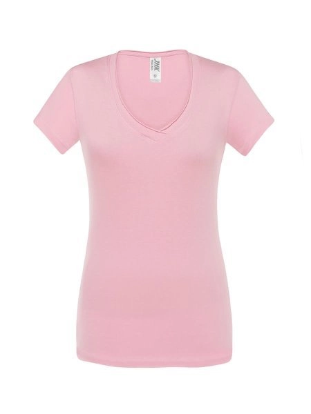 Immagine T-SHIRT DONNA COLLO A V URBAN SICILIA | : 100% COT | 140 gr personalizzata con stampa o ricamo