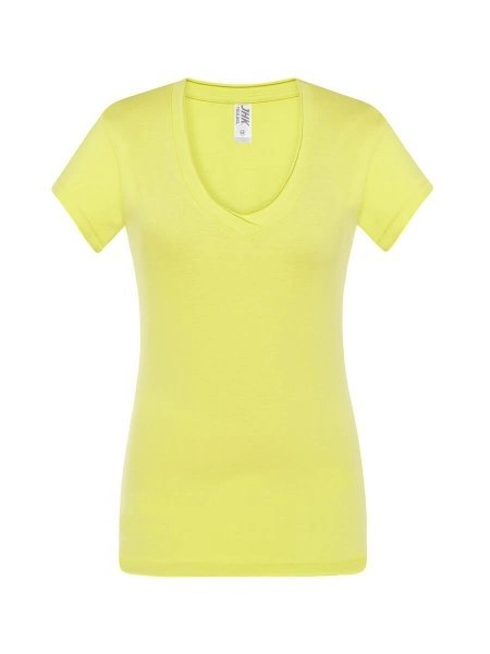 Immagine T-SHIRT DONNA COLLO A V URBAN SICILIA | : 100% COT | 140 gr personalizzata con stampa o ricamo