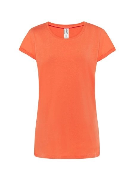 Immagine T-SHIRT DONNA MANICA CORTA URBAN TOBAGO | 100% COT | 140 gr personalizzata con stampa o ricamo