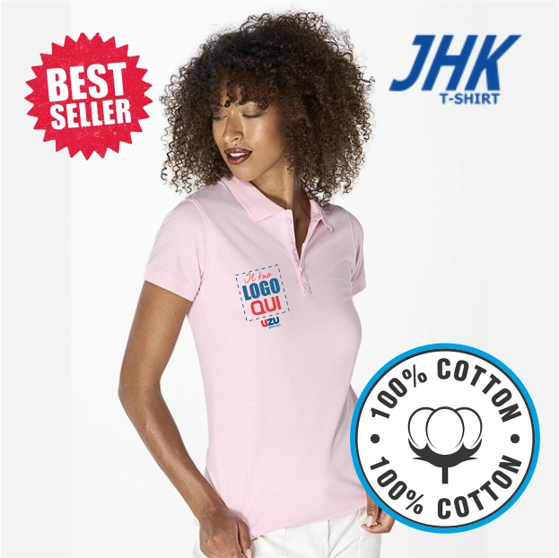 Immagine Polo donna jhk | 100% cotone | 200gr
