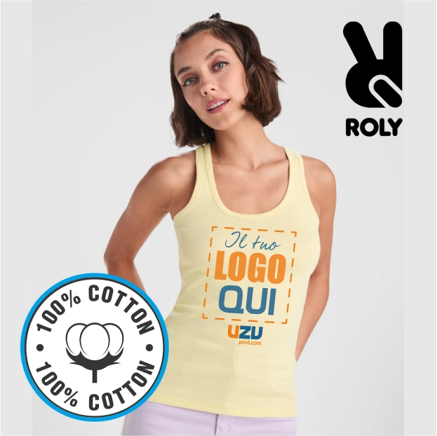Immagine Canotta CAROLINA Roly | 100% cotone | 220 g/m²