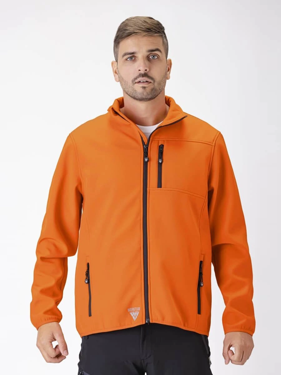 Immagine SOFTSHELL Workteam | 96% POL+ 4% ELA | 280 gr personalizzata con stampa o ricamo