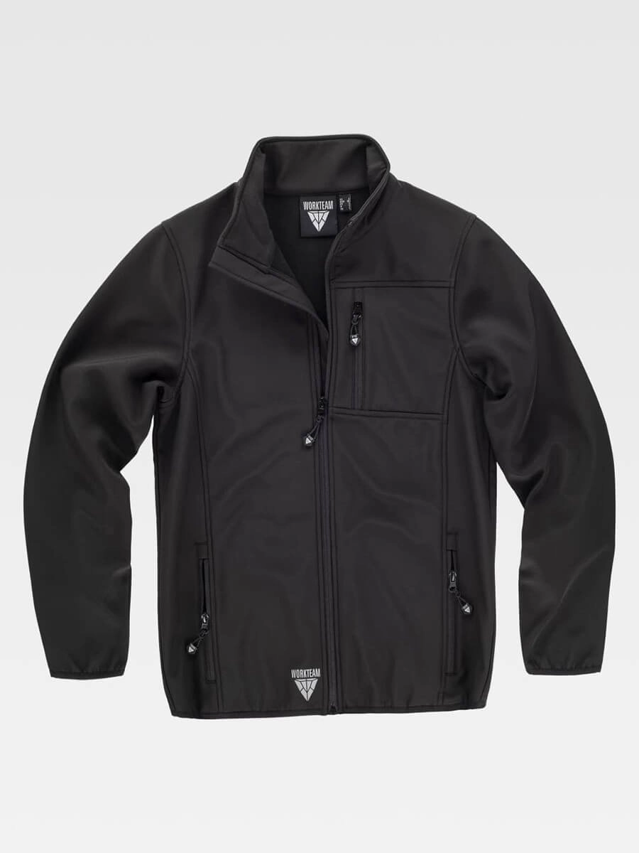 Immagine SOFTSHELL Workteam | 96% POL+ 4% ELA | 280 gr personalizzata con stampa o ricamo
