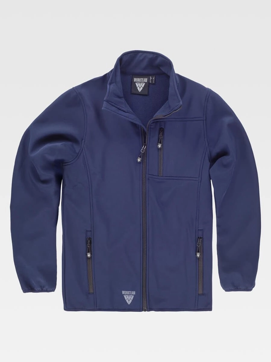 Immagine SOFTSHELL Workteam | 96% POL+ 4% ELA | 280 gr personalizzata con stampa o ricamo