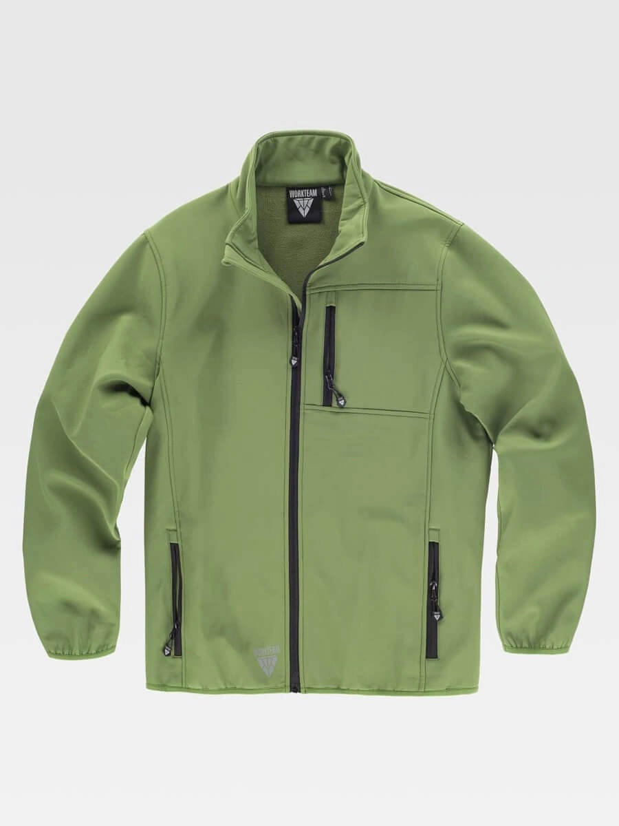 Immagine SOFTSHELL Workteam | 96% POL+ 4% ELA | 280 gr personalizzata con stampa o ricamo
