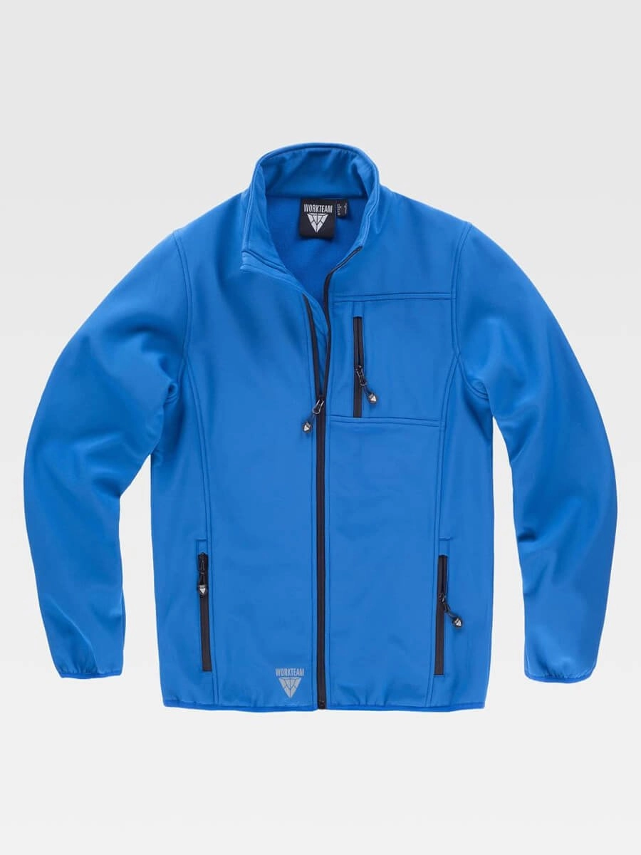 Immagine SOFTSHELL Workteam | 96% POL+ 4% ELA | 280 gr personalizzata con stampa o ricamo