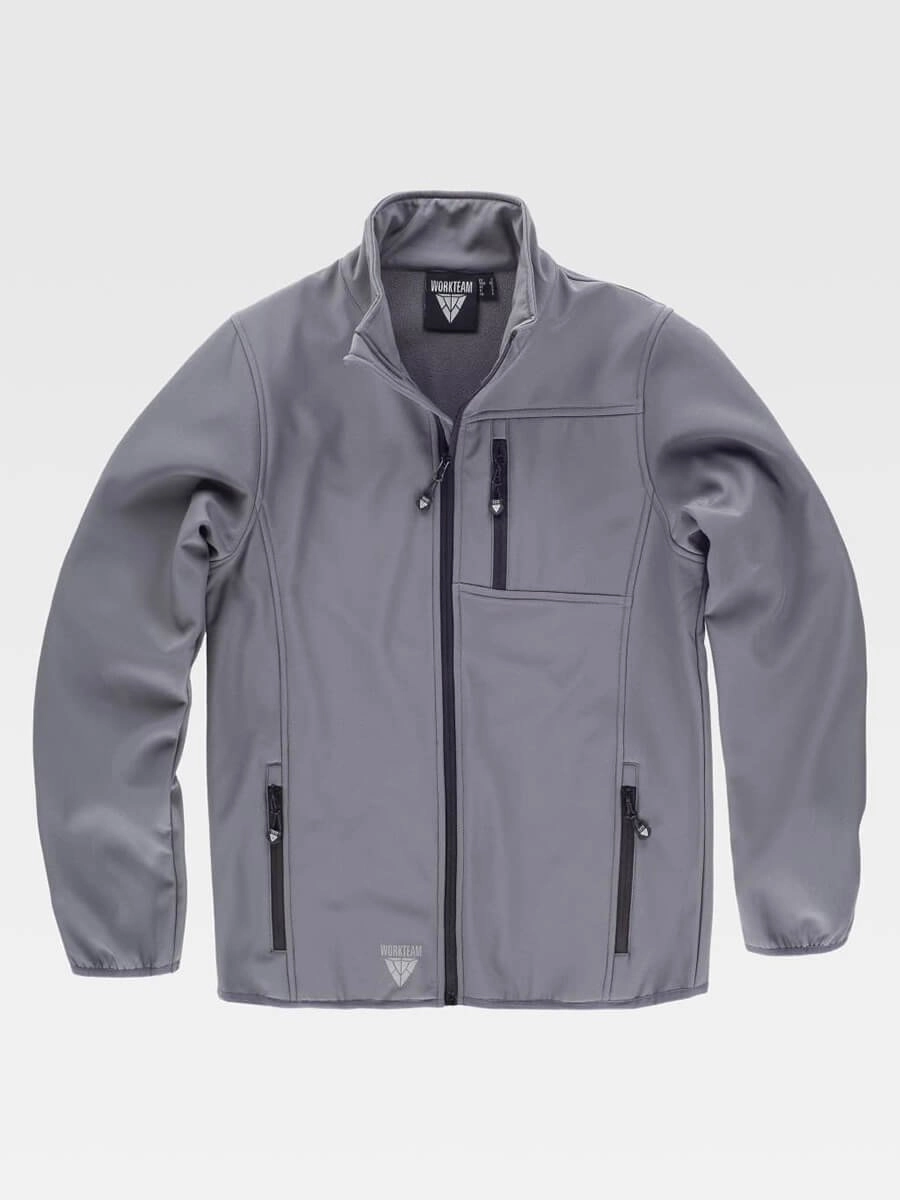 Immagine SOFTSHELL Workteam | 96% POL+ 4% ELA | 280 gr personalizzata con stampa o ricamo