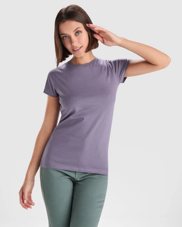 Immagine T-shirt BREDA WOMAN Roly | 100% cotone | 175 gr personalizzata con stampa o ricamo