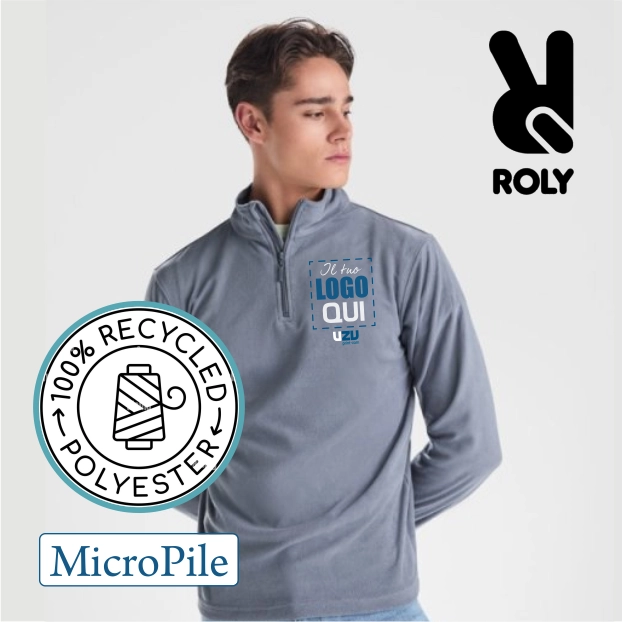 Immagine felpa HIMALAYA Roly | 100% pol | 155 g/m² personalizzata con stampa o ricamo
