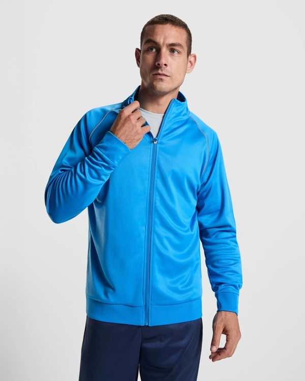 Immagine Felpa sportiva VALIER zip | 100% pol | 210 g/m² personalizzata con stampa o ricamo