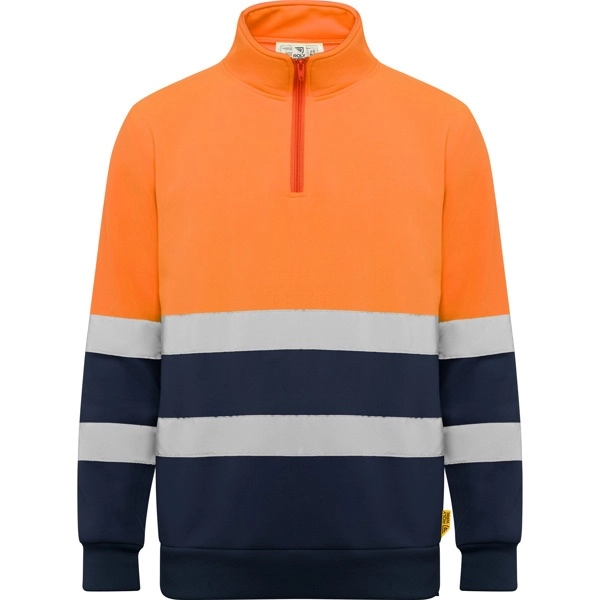 Immagine Felpa con mezza zip SPICA Roly | 100% pol | 280 g/m² personalizzata con stampa o ricamo
