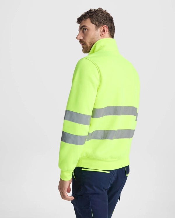 Immagine Felpa con mezza zip SPICA Roly | 100% pol | 280 g/m² personalizzata con stampa o ricamo
