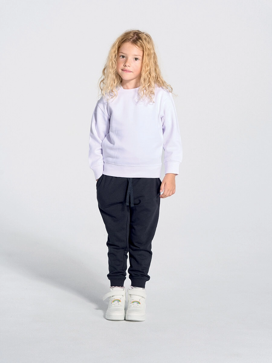 Immagine FELPA BAMBINO GIROCOLLO PREMIUM basic | 60% Cot / 40% Pol | 290 gr/m2 personalizzata con stampa o ricamo
