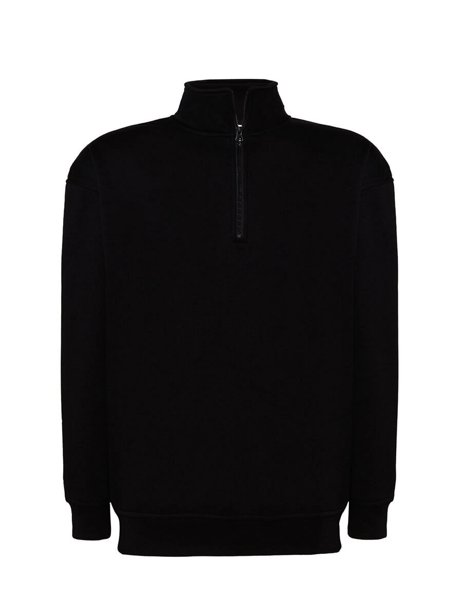 Immagine FELPA UNISEX MEZZA ZIP JT | 60% COT+40% POL | 265 gr/m2 personalizzata con la stampa o ricamo