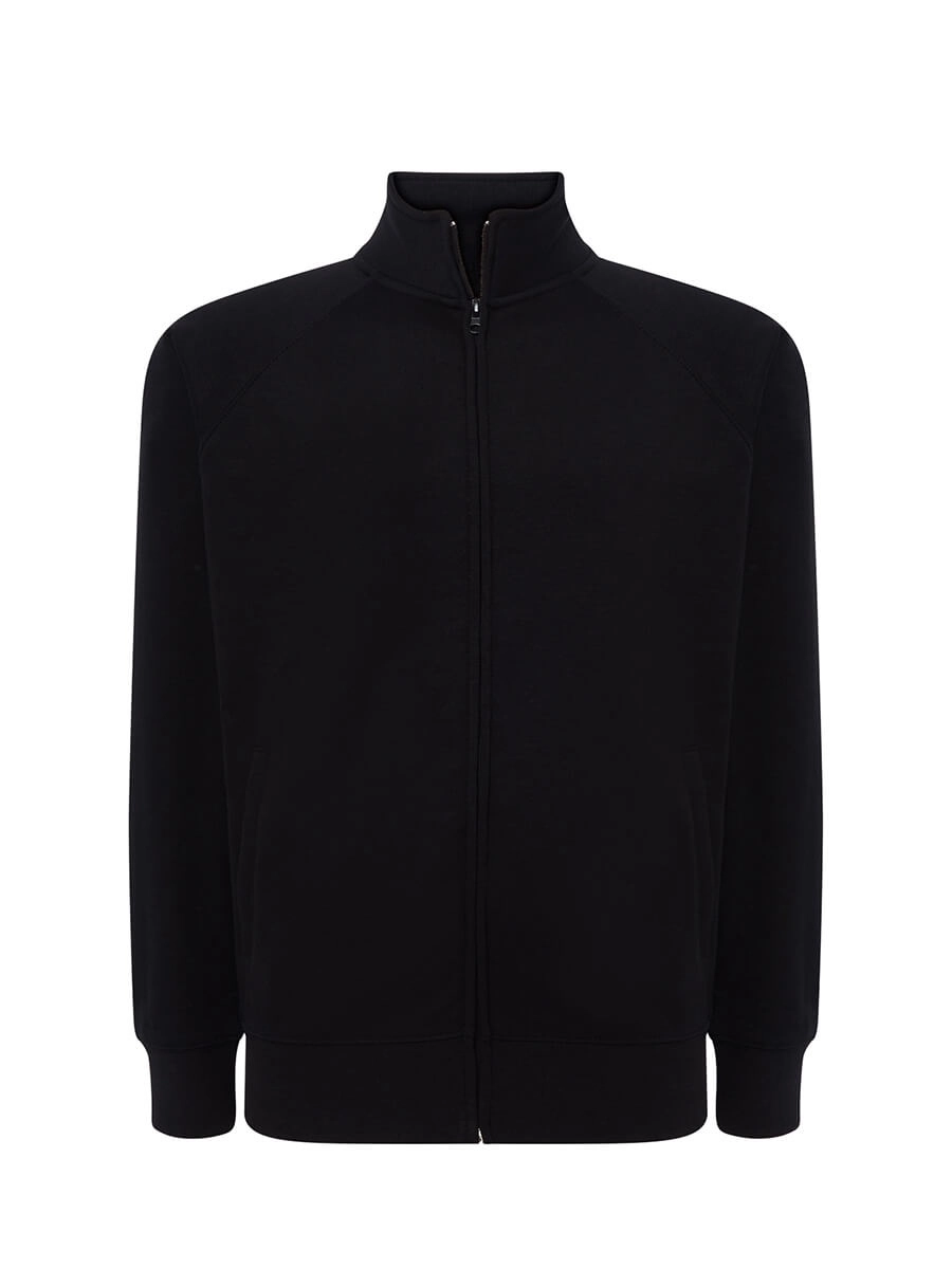 Immagine FELPA UNISEX ZIP INTERA JT | 60% COT + 40% POL | 265 gr/m2 personalizzata con stampa o ricamo