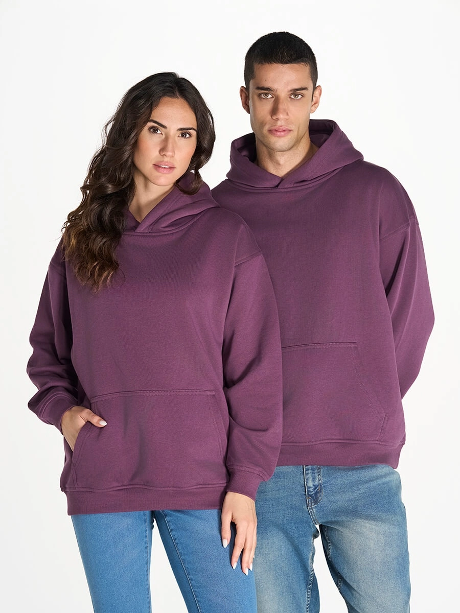 Immagine FELPA JHK UNISEX CAPPUCCIO OVERSIZE | 80% Cot/ 20% Pol | 320 gr/m2 personalizzata con stampa o ricamo