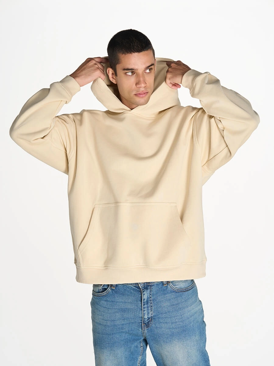 Immagine FELPA JHK UNISEX CAPPUCCIO OVERSIZE | 80% Cot/ 20% Pol | 320 gr/m2 personalizzata con stampa o ricamo