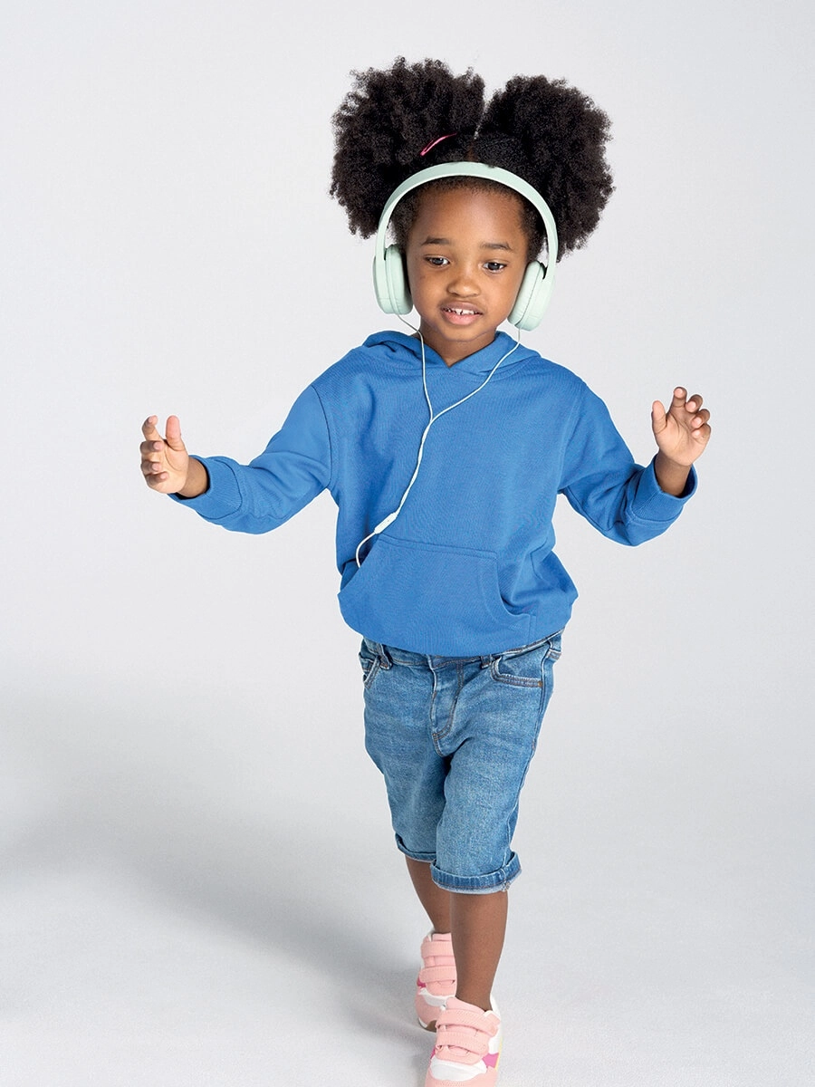 Immagine FELPA BAMBINO CAPPUCCIO LEGGERA FRENCH TERRY JHK | 60% COT+ 40% POL | 240 gr/m2 personalizzata con stampa o ricamo