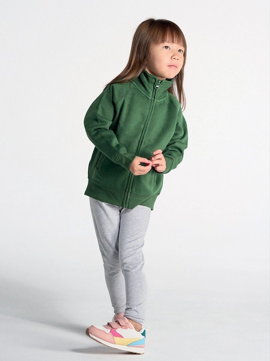 Immagine FELPA BAMBINO JHK ZIP INTERA PREMIUM | 60% COT+ 40% POL | 290 gr/m2 personalizzata con stampa o ricamo