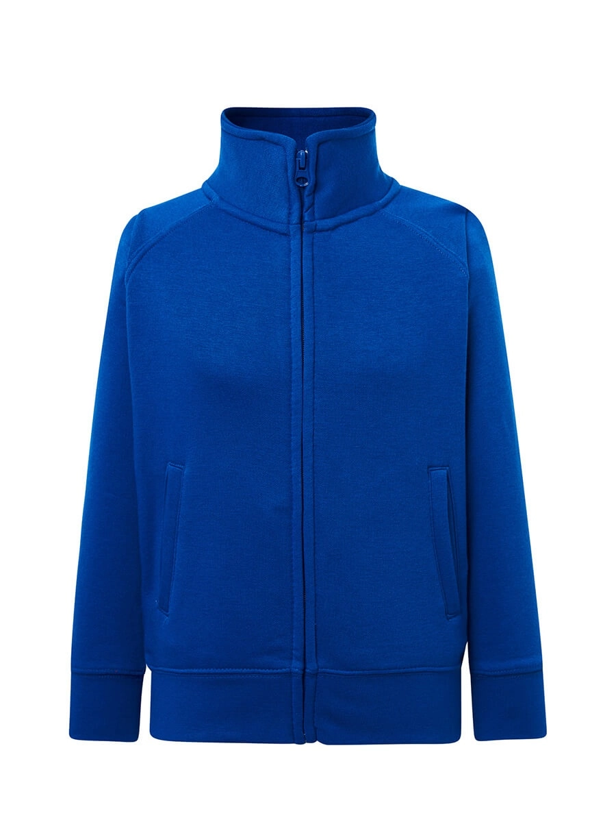 Immagine FELPA BAMBINO JHK ZIP INTERA PREMIUM | 60% COT+ 40% POL | 290 gr/m2 personalizzata con stampa o ricamo