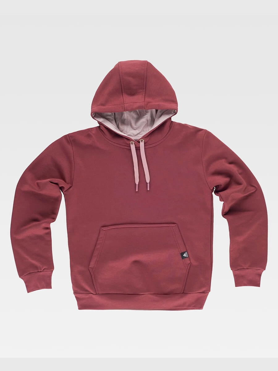 Immagine FELPA Workteam UNISEX CAPPUCCIO CONTRAST | 70%COT+30% POL | 320 gr/m2 personalizzata con stampa o ricamo 