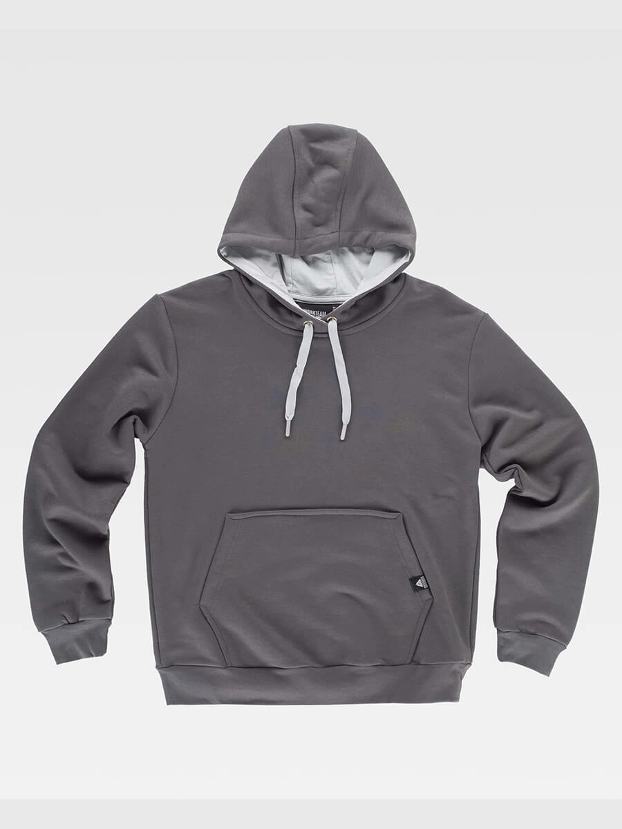 Immagine FELPA Workteam UNISEX CAPPUCCIO CONTRAST | 70%COT+30% POL | 320 gr/m2 personalizzata con stampa o ricamo 