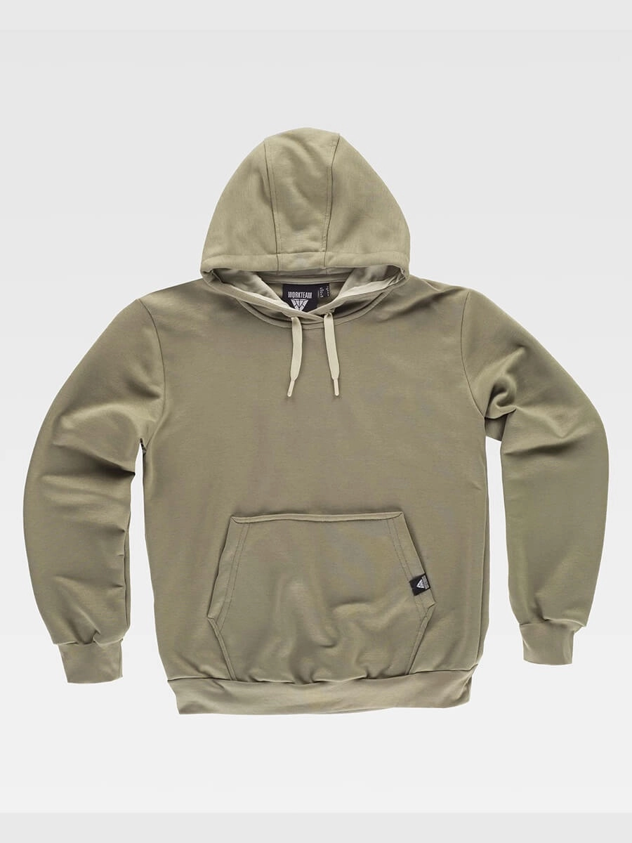 Immagine FELPA Workteam UNISEX CAPPUCCIO CONTRAST | 70%COT+30% POL | 320 gr/m2 personalizzata con stampa o ricamo 