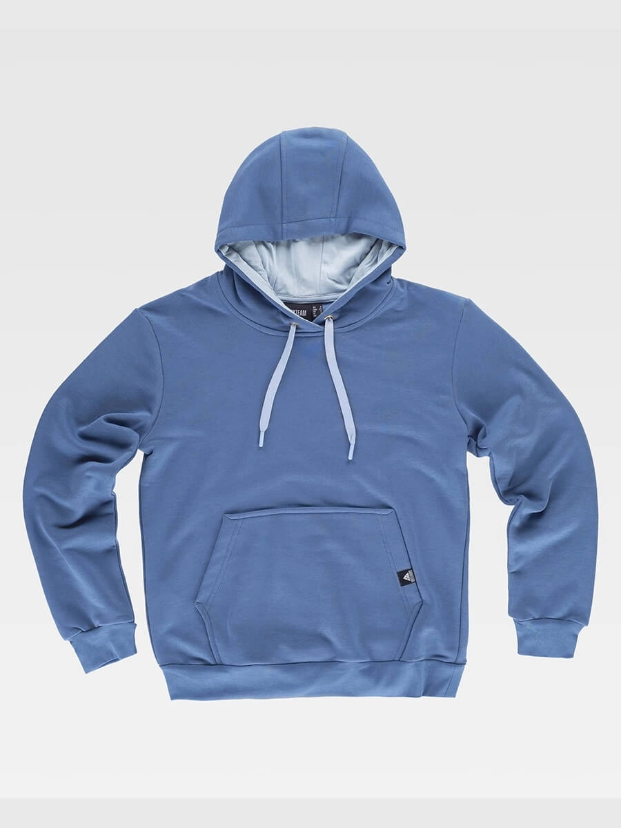 Immagine FELPA Workteam UNISEX CAPPUCCIO CONTRAST | 70%COT+30% POL | 320 gr/m2 personalizzata con stampa o ricamo 