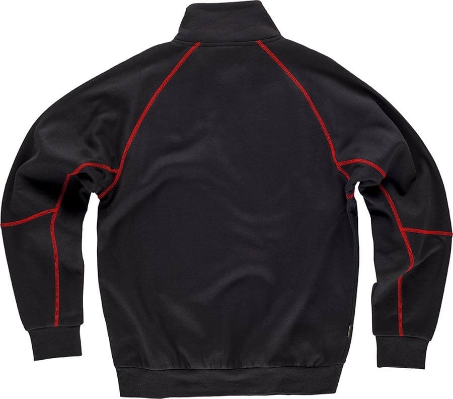 Immagine FELPA Workteam mezza zip | 65% POL+35% COT | 280 gr/m2 personalizzata con stampa o ricamo 