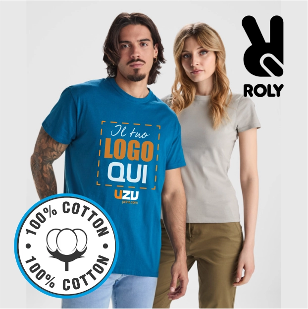 Immagine T-shirt BEAGLE Roly | 100% cot |155 g/m² personalizzata con stampa o ricamo 