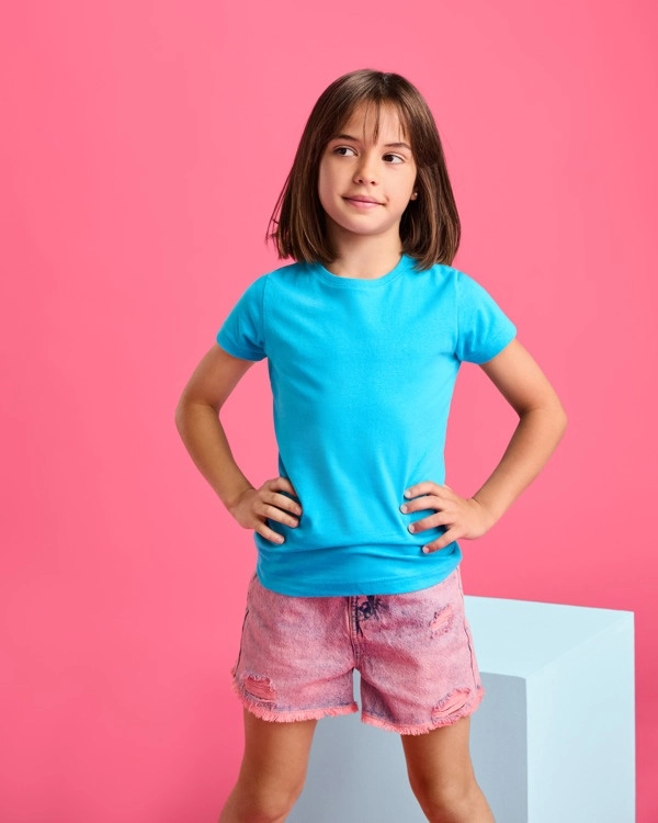 Immagine T-shirt aderente JAMAICA Roly |100% cot |155 g/m² personalizzata con stampa o ricamo