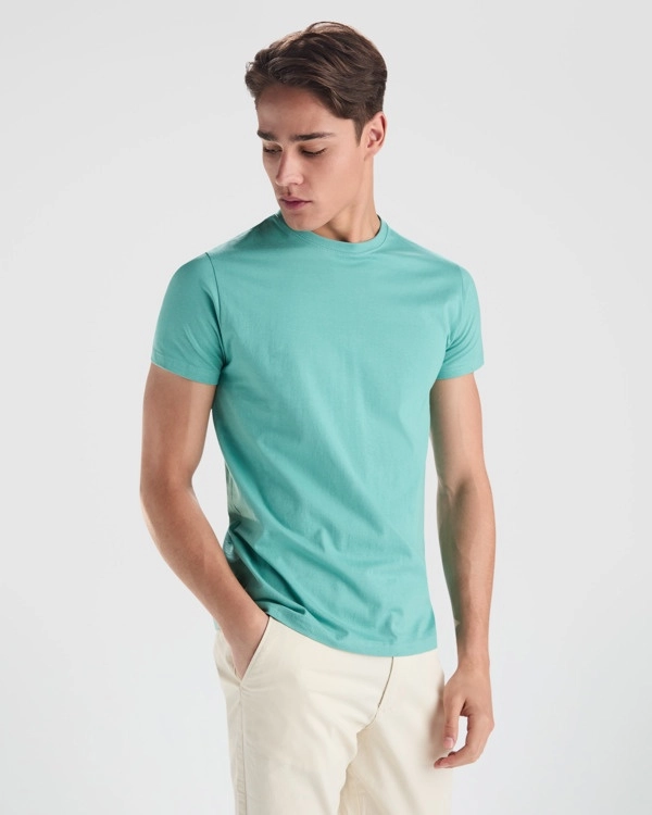 Immagine T-shirt tubolare STAFFORD Roly | 100% cot |190 g/m² personalizzata con stampa o ricamo