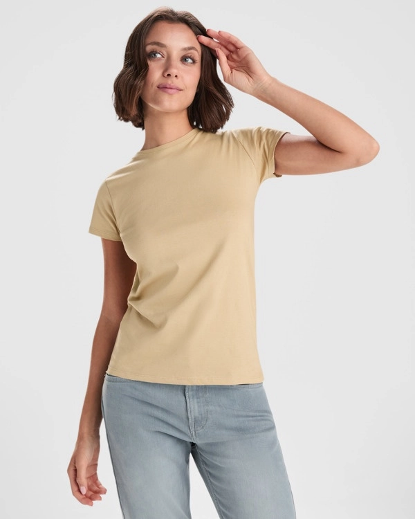 Immagine T-shirt aderente CAPRI Roly | 100% cot | 170 g/m² personalizzata con stampa o ricamo