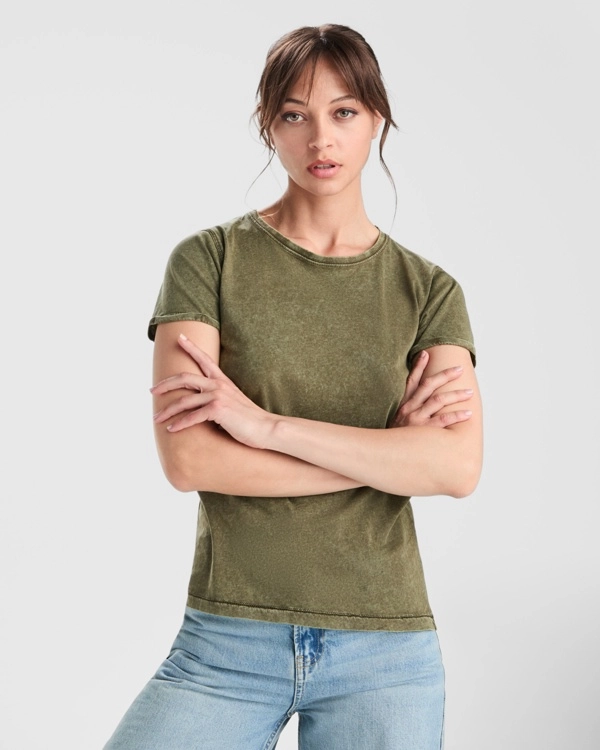 Immagine T-shirt HUSKY WOMAN Roly |100% cot | 160 g/m² personalizzata con stampa o ricamo 