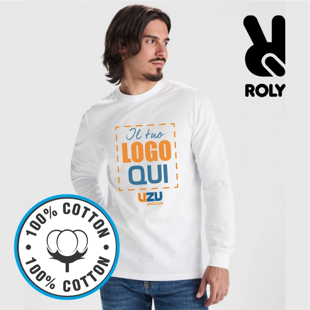 Immagine T-shirt POINTER Roly | 100% cot | 165 g/m² personalizzata con stampa o ricamo